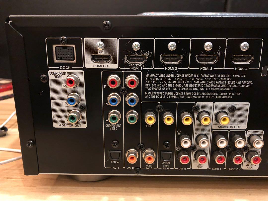 Yamaha RX-V371 Natural Sound AV Receiver HDMI Cinema DSP Surround Sound ...
