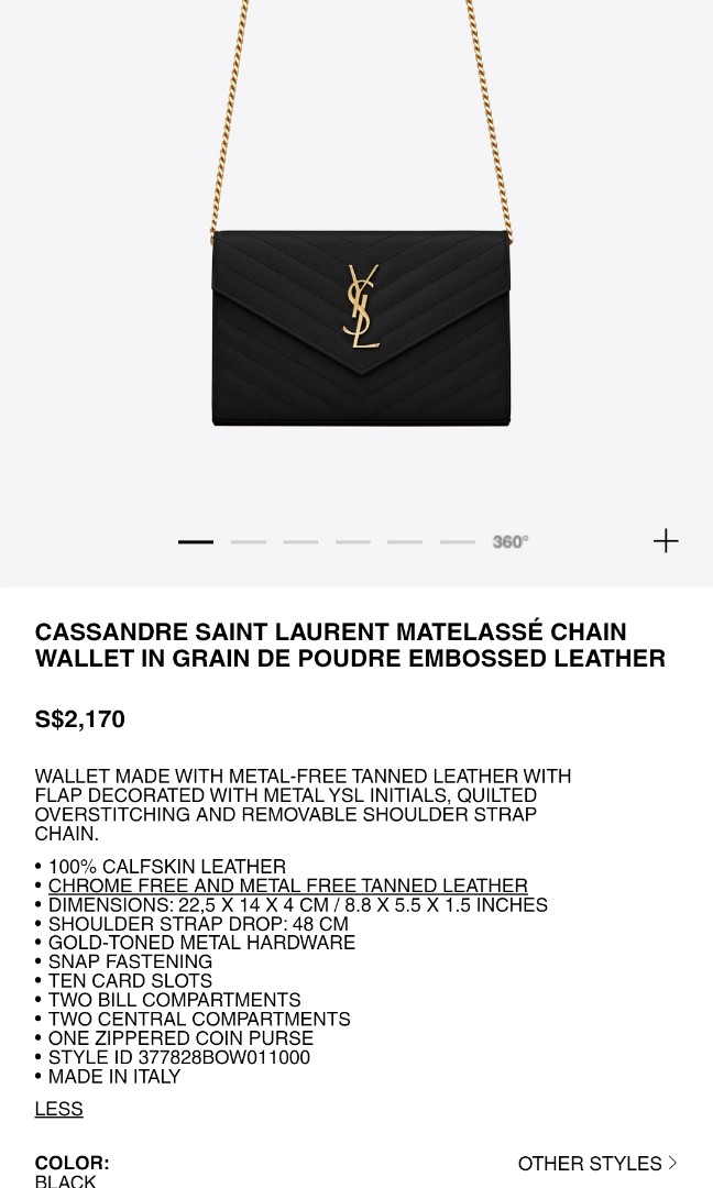 YSL BAG, Luxury, Accessories on Carousell