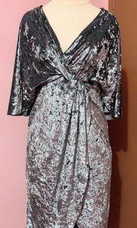 Zara velvet dress