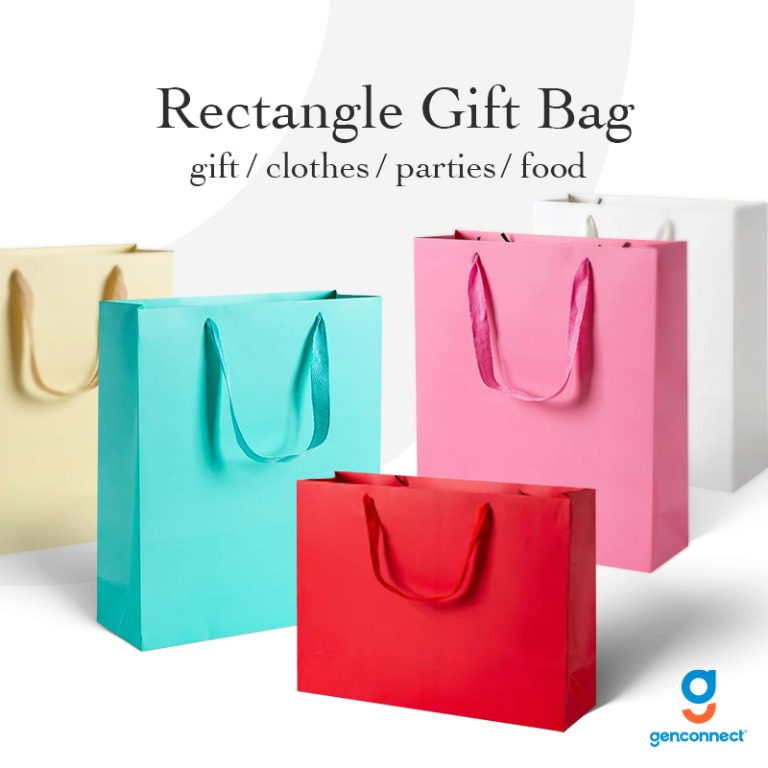 10pc square paper bags hobbies toys stationery craft occasions