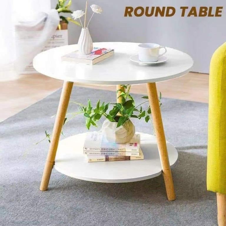 2 Layers Tea Table Scandi-Style SALE (Category: Tables & Sets) located in Manila. Submitted by affordshopz (Listing ID 1166989106, Image 2). Description: SALE NOW!!! Coffee Table / Center Table / Scandinavian Creative design and small form Multi stories for many purposes of use Movable and easy to clean Suitable for living room, bedroom, working space,... Fashionable, Elegant Dimension Size: L49cm X W49cm X H49.5cm 𝕄𝕠𝕣𝕖 𝕒𝕗𝕗𝕠𝕣𝕕𝕒𝕓𝕝𝕖 �