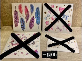 金邊紋身貼紙 金屬質感 Paperself Tattoo Me&其他 單售 🉑️換物