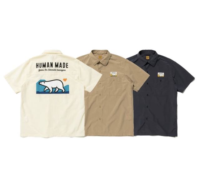 現貨] Human Made 22SS Camp Shirt, 男裝, 上身及套裝, T-shirt、恤衫