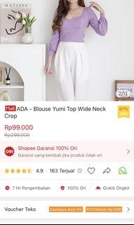 ADA BLOUSE TOP LILAC