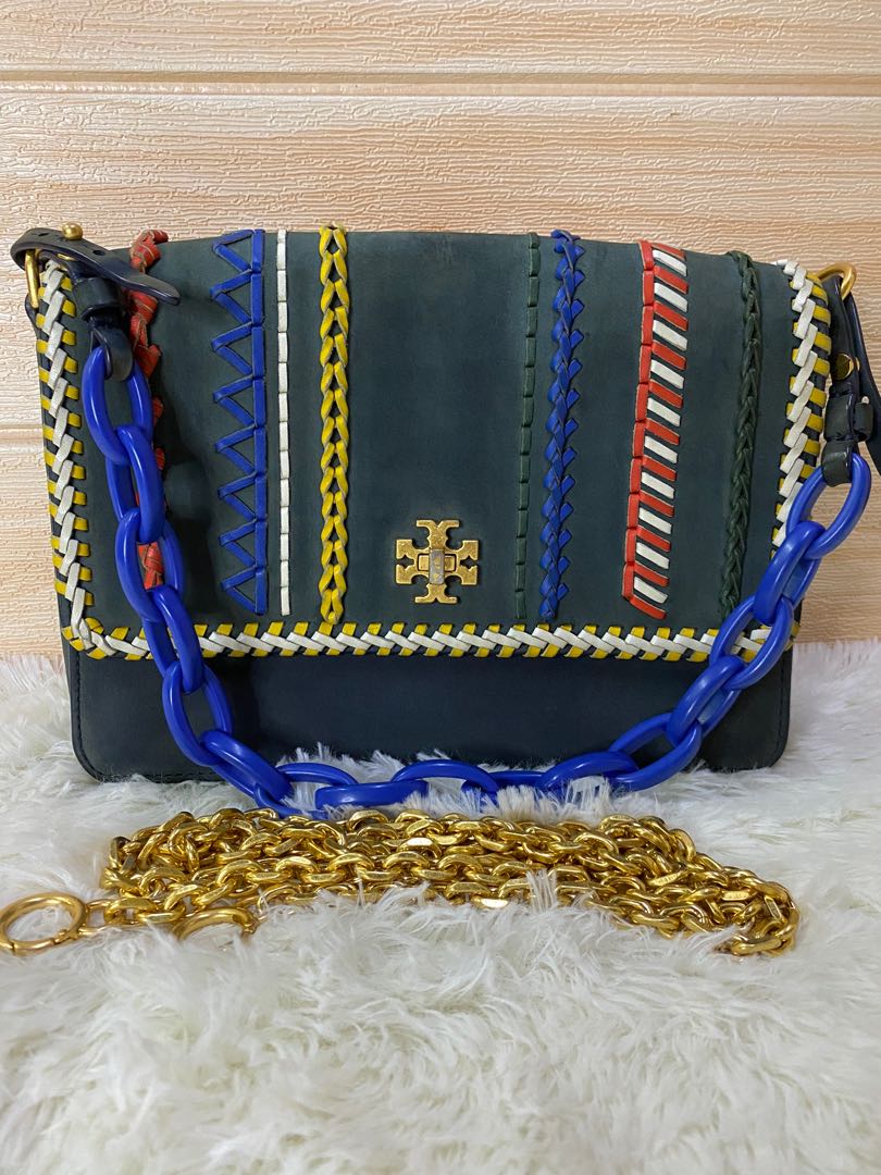 Authentic Tory Burch Kira Whipstitch crossbody bag, Luxury, Bags & Wallets  on Carousell