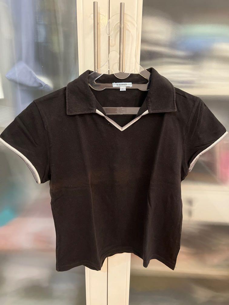 BALENO Black Polo Shirt Baju Hitam Item 
