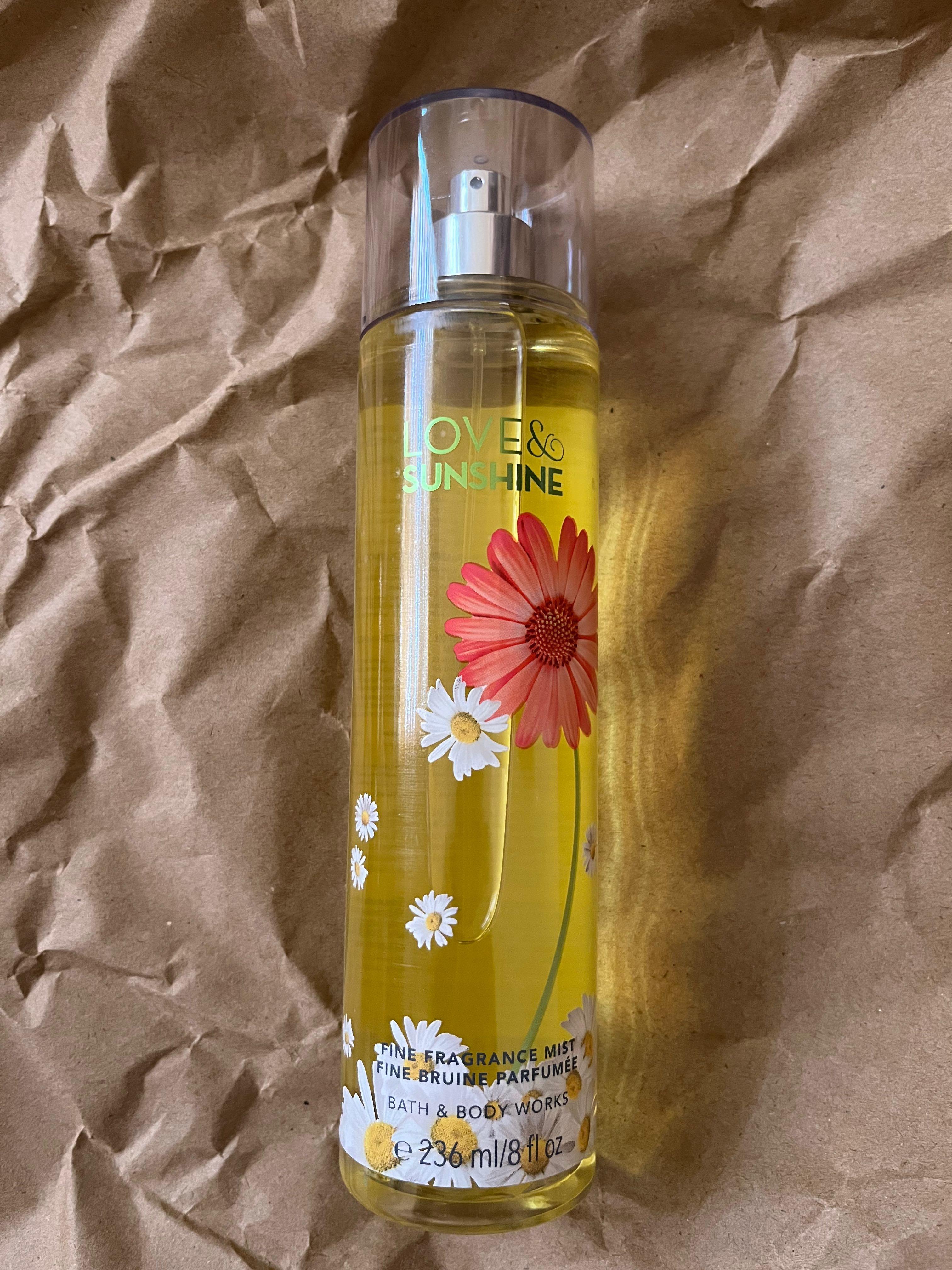 Bath & body works love and sunshine discount fine fragrance mist for women 8 oz