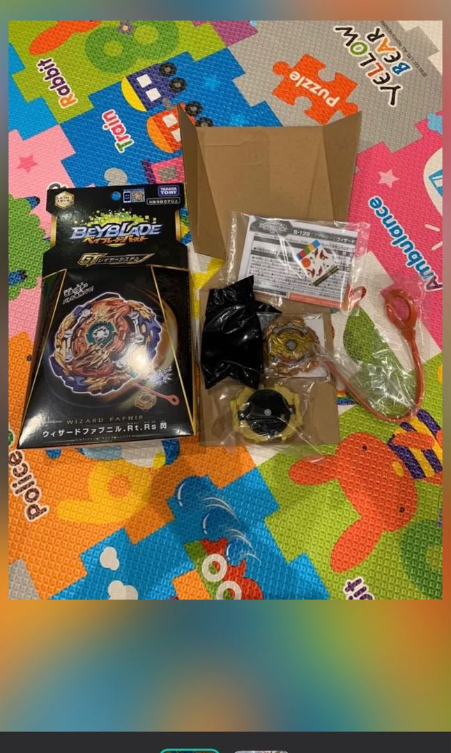 Fafnir Gold Beyblade B-139 Wizard Fafnir Gold Edition, Hobbies & Toys, Toys & Games ...