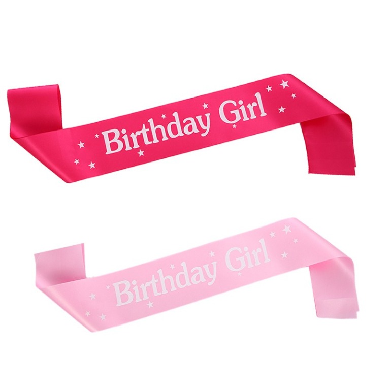 Birthday Boy or Birthday Girl Sash Birthday Accessories for Kids