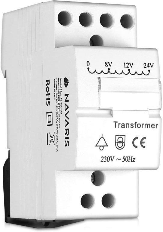 [BNIB] Navaris (45469.02) Nest Door Bell Transformer, 8V 12V 24V, For