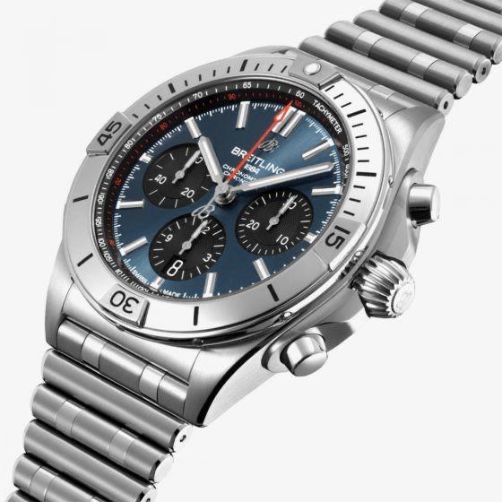 blue dial breitling