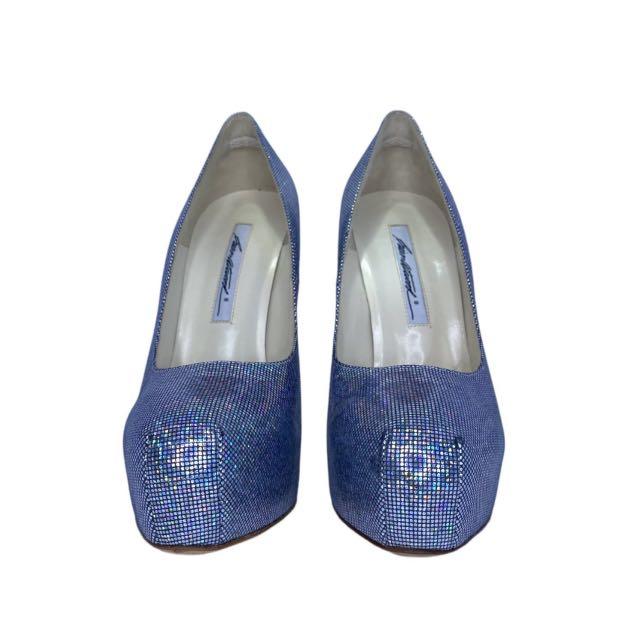 Brian Atwood Glitter Pumps, Fesyen 