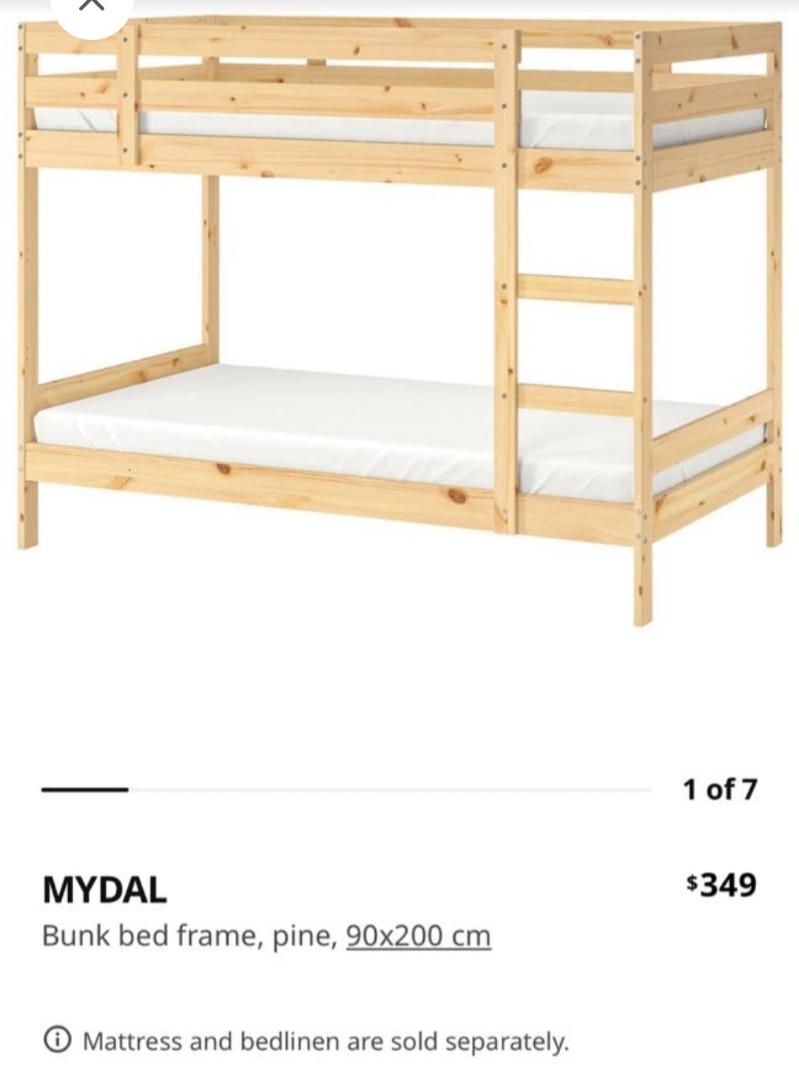 FREE DELIVERY! Ikea Double Deck Bunk Bed, Furniture & Home Living ...