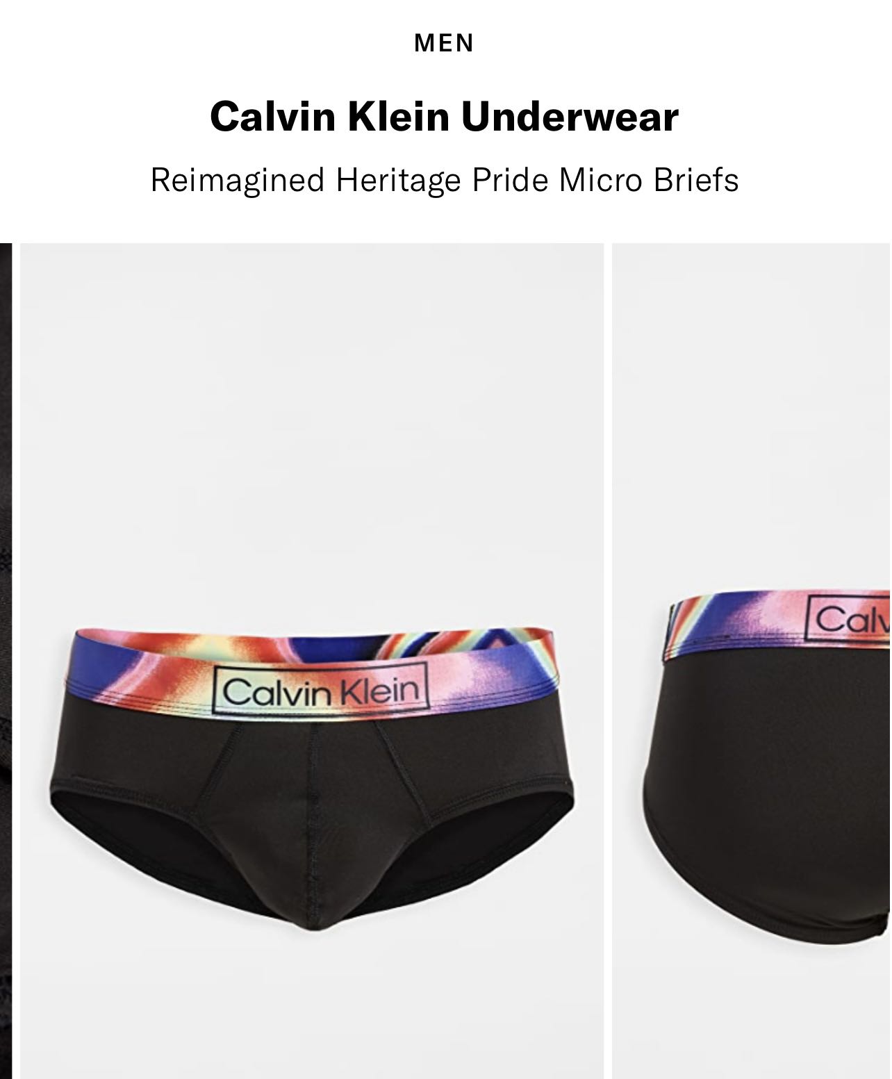 Calvin Klein PRIDE Underwear 2022, Men's Fashion, Bottoms, New