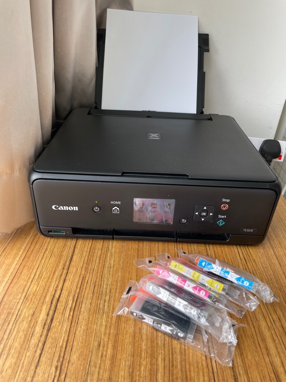Canon PIXMA TS5000 Series 2 colour printer scanner copier, Computers ...