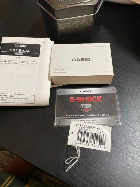 Casio 5516 gst best sale s120l