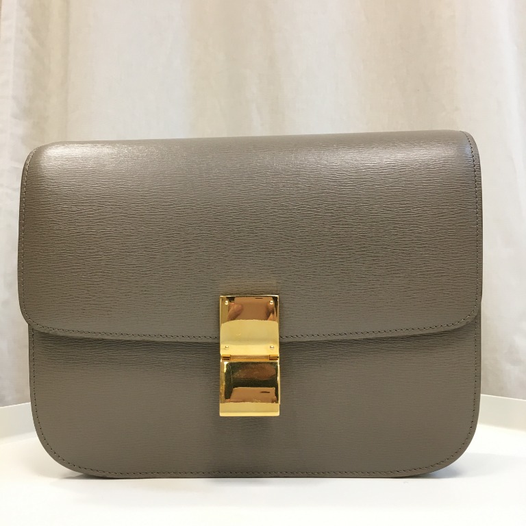 Celine camel box bag sales