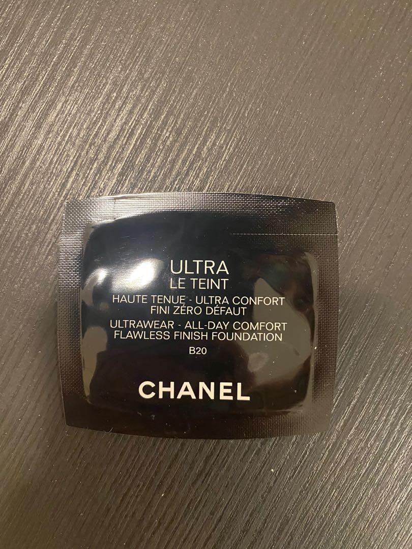 Chanel ultra wear all day comfort flawless finish foundation 0.9ml 試用裝,  美容＆化妝品, 健康及美容- 皮膚護理, 化妝品- Carousell