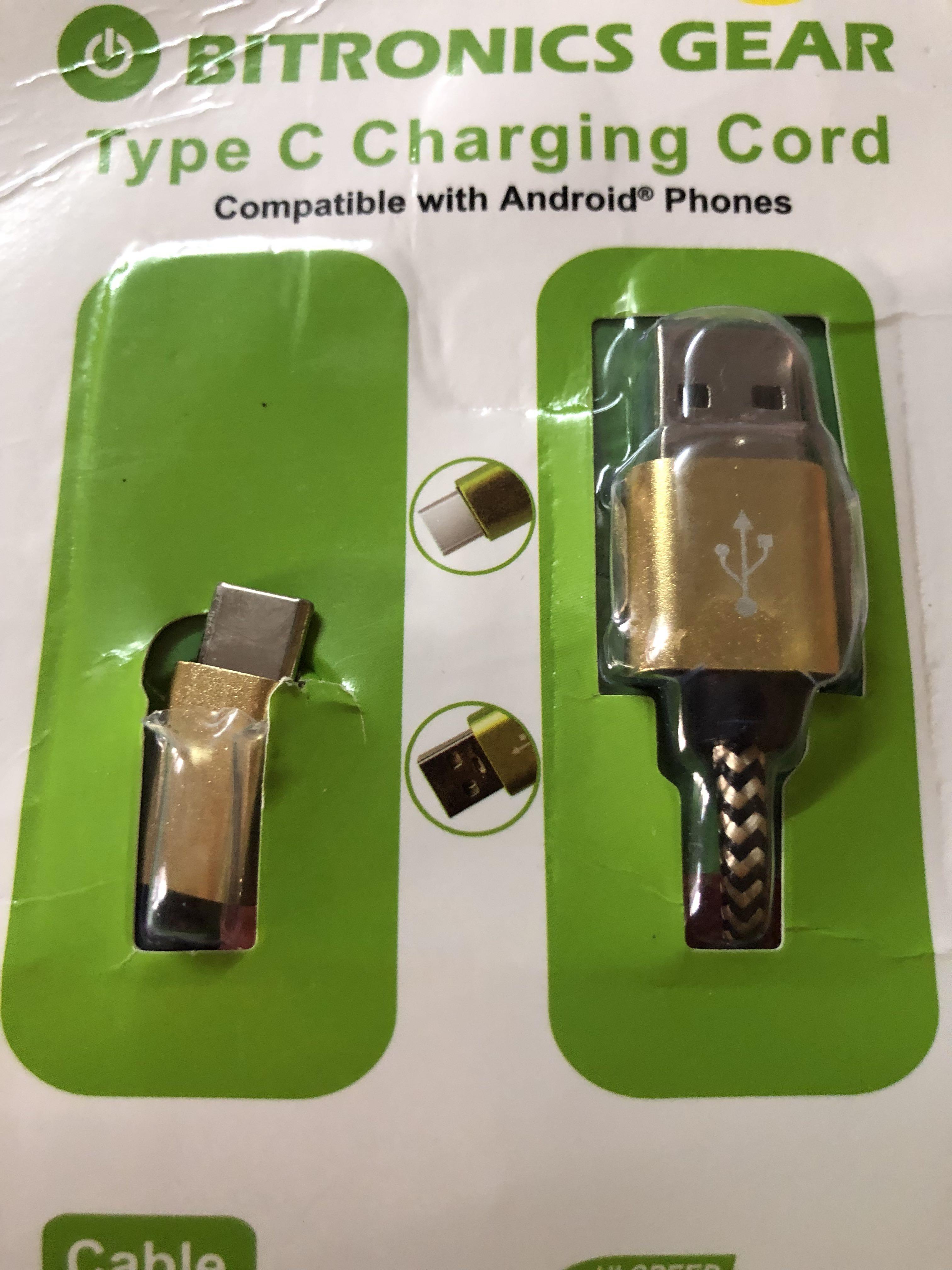 Charging Cord Type C • Brand New! (Category: Chargers) located in Mandaluyong City. Submitted by jennyitems (Listing ID 1167005885, Image 1). Description: 📱 Type C Charging Cord. 🖥 Compatible with Android Phones. ⚙️ Brand New. ⛓ Long Cable. 🔭 Can be given to anyone in your Family as Phone Charger or to your Friend. ⛓ Shipping Fee c/o Buyer! 🏍📦.