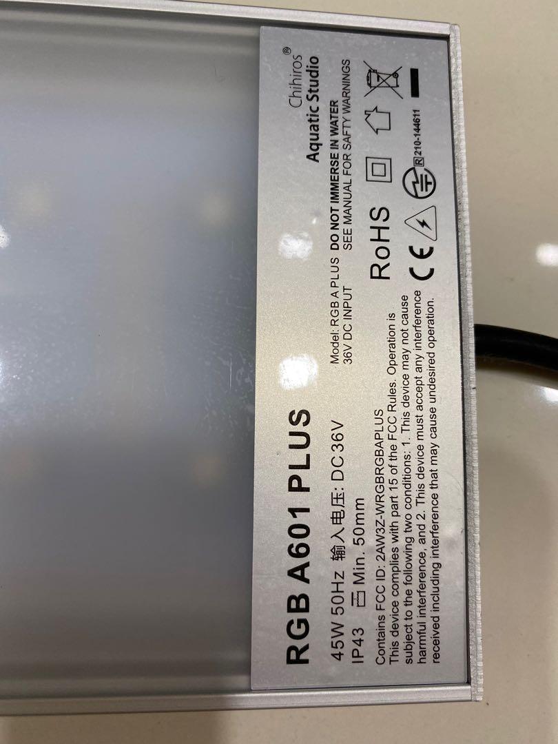 Chihiros RGB A601 Plus with App contol, Pet Supplies, Homes & Other Pet ...