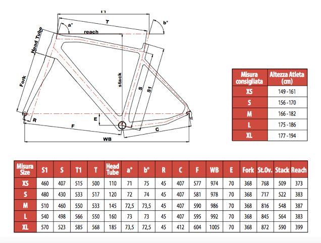 Cinelli superstar cheap size guide