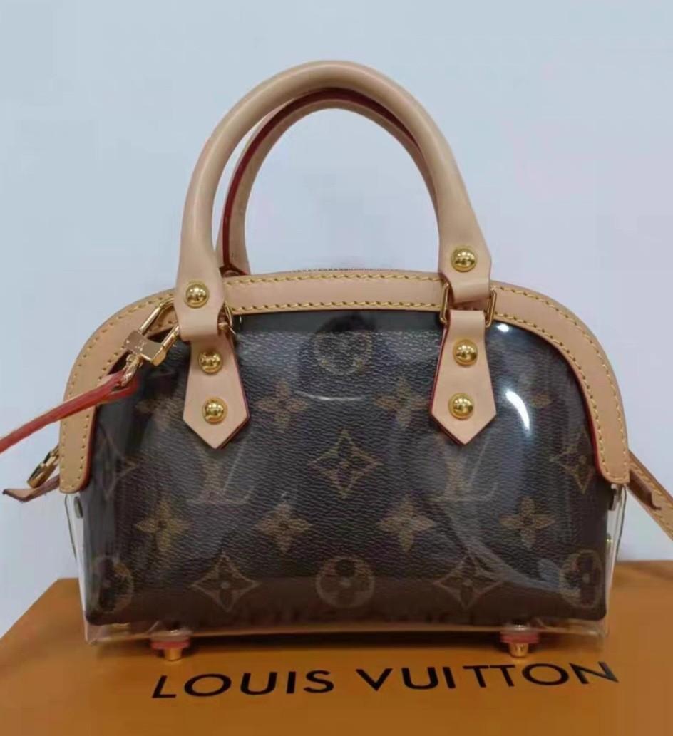 LV Clear Tote with cosmetic pouch