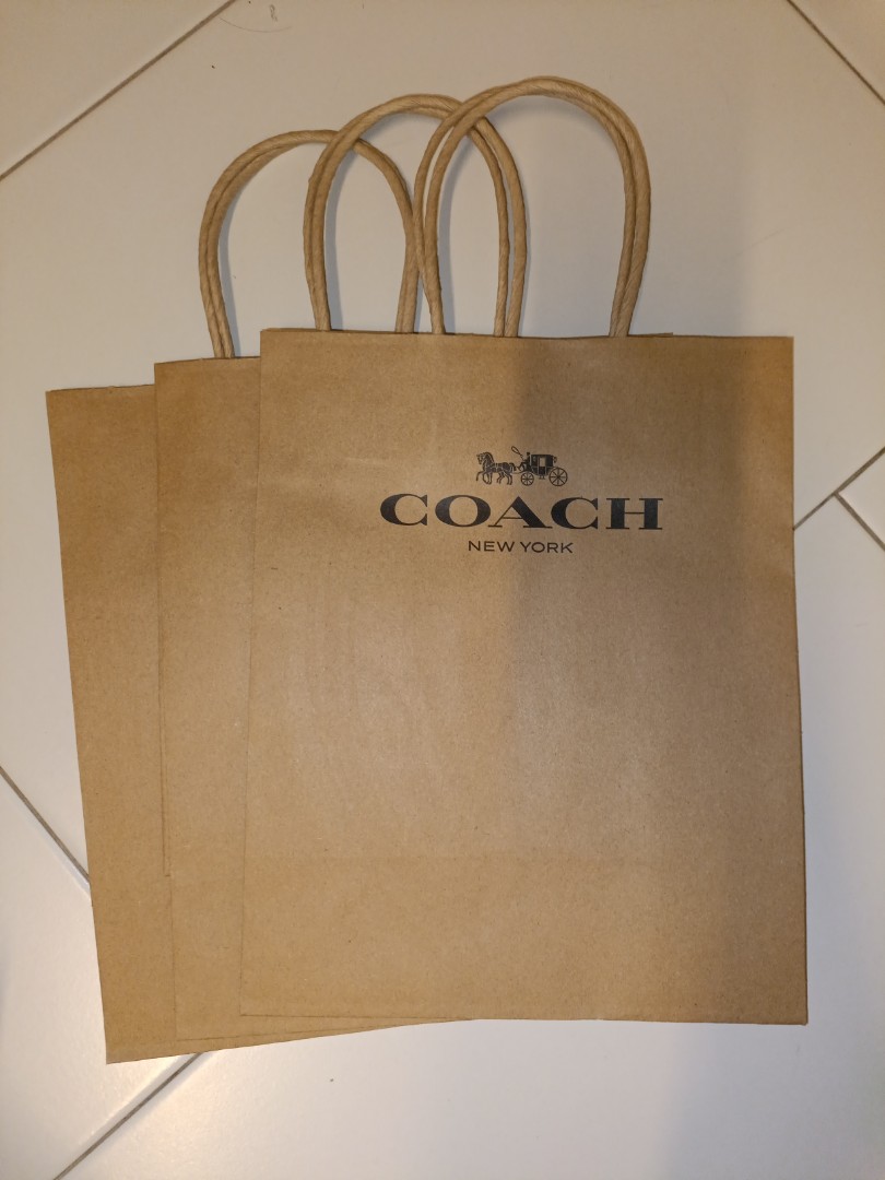 Coach Paperbag, Luxury, Accessories on Carousell