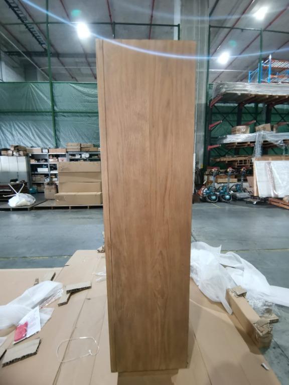 Crate & Barrel RUSTIC Madera Closed Bookcase, Furniture & Home Living