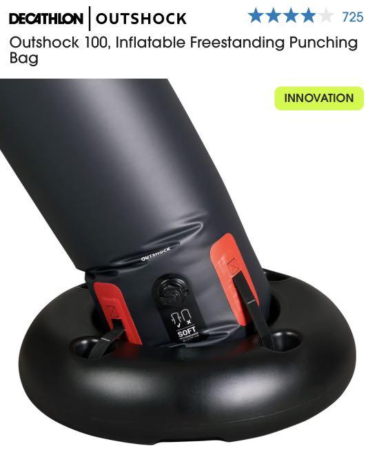 Out Shock Boxing Machine Inflatable Decathlon Outshock 100 Inflatable punching bag, Sports Equipment, Other ...