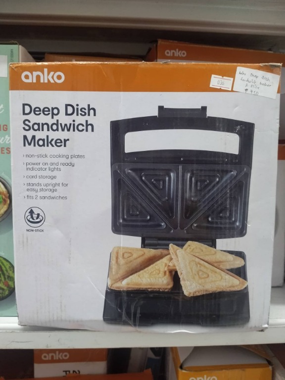 Deep dish clearance sandwich maker
