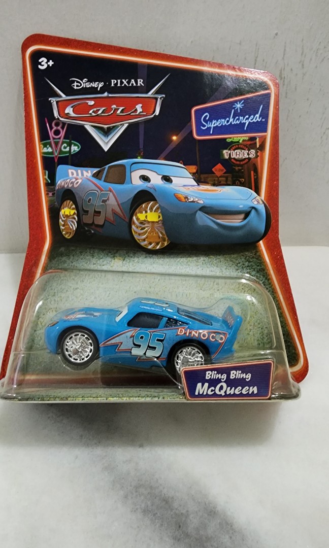 Disney Car Bling Bling McQueen rare Hobbies Toys Toys