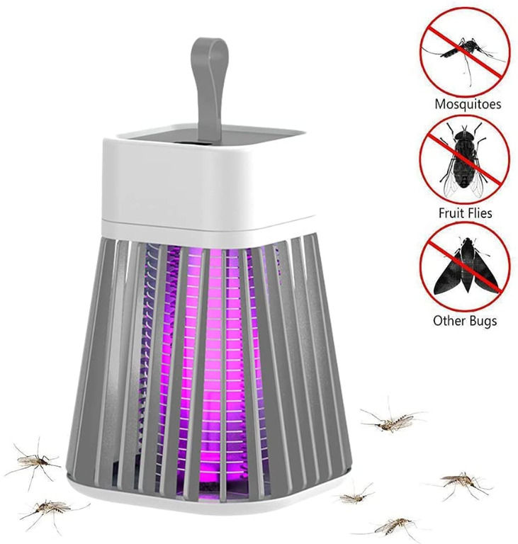 3 Lot LED Electric Mosquito Fly Bug Insect Trap Zapper Killer Night Lamp USA 