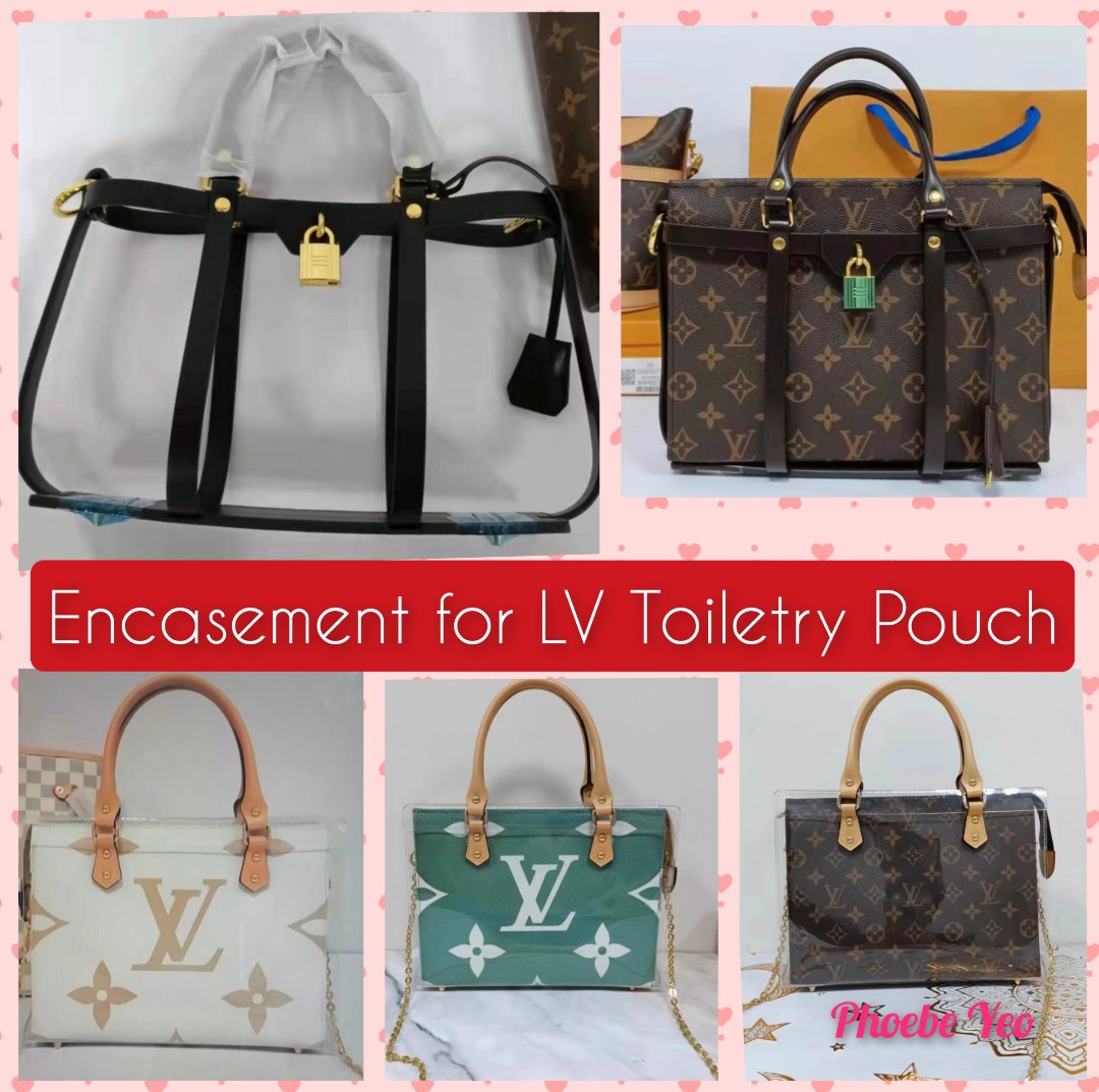 Clear Encasement for LV Cosmetic Pouch, Luxury, Bags & Wallets on Carousell