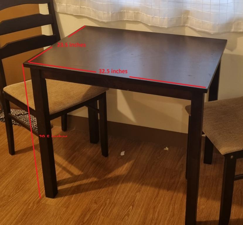 Espressocolored Dining Table & Chairs, Furniture & Home Living