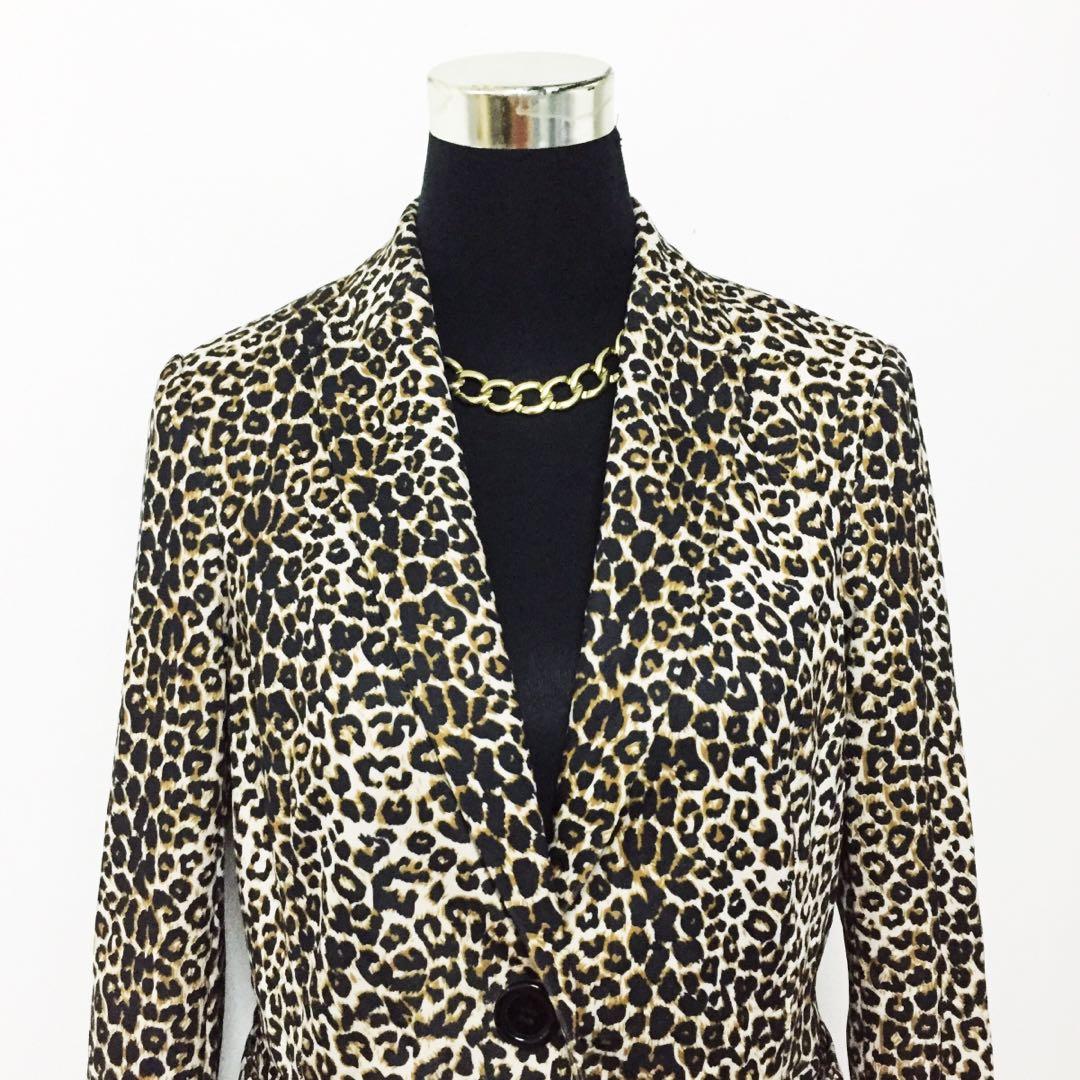 leopard print blazer forever 21
