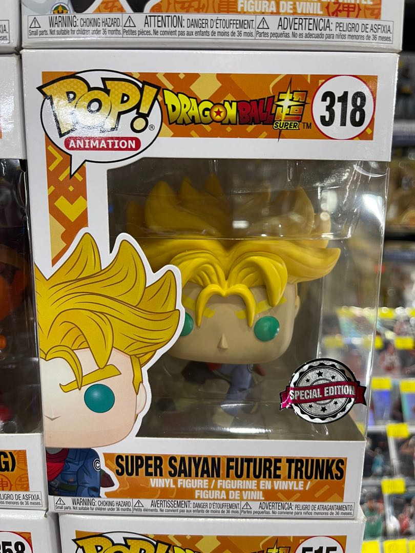 Funko Pop DBZ Super Saiyan Future Trunks Special Edition, Hobbies & Toys, Toys & Games on Carousell