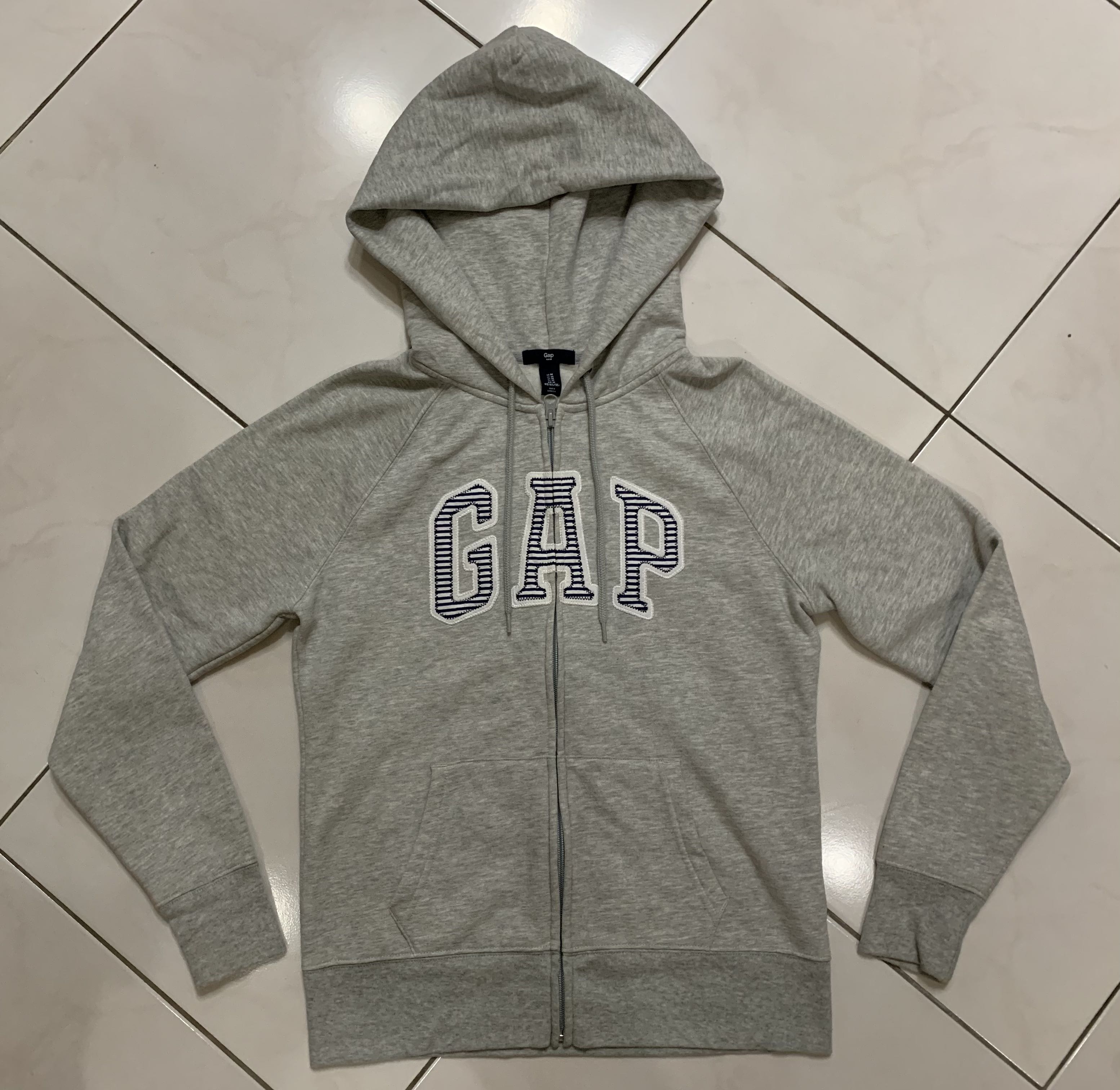 Original As New Gap Grey Hoodie Jacket Women s Fashion Coats