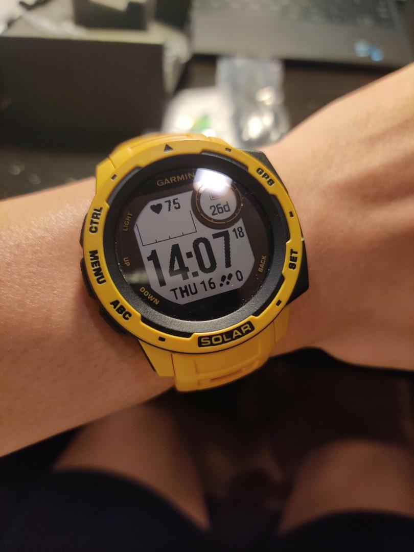 Garmin instinct discount sunburst yellow