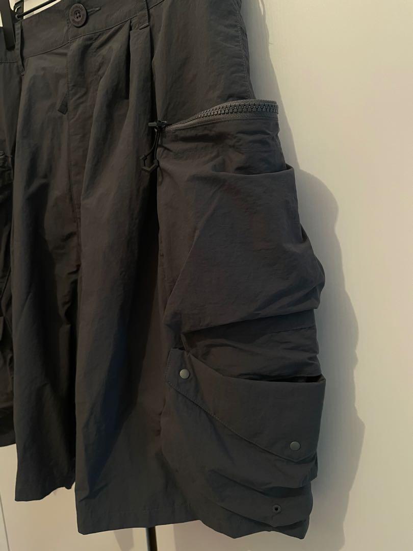 GOOPiMADE“PS-01” Pentagon Utility Shorts Aqua, 男裝, 褲＆半截裙