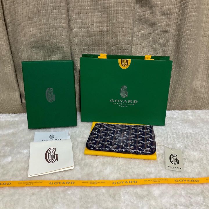 GOYARD Sénat Mini Wallet (SENAT2MINTY50CL50P, SENAT2MINTY12CL12P,  SENAT2MINTY51CL51P, SENAT2MINTY10CL10P, SENAT2MINTY08CL08P,  SENAT2MINTY09CL09P