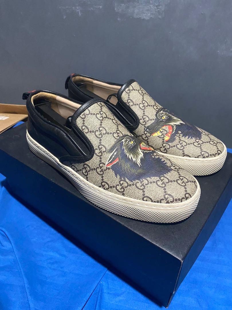 Gucci dublin slip on hot sale
