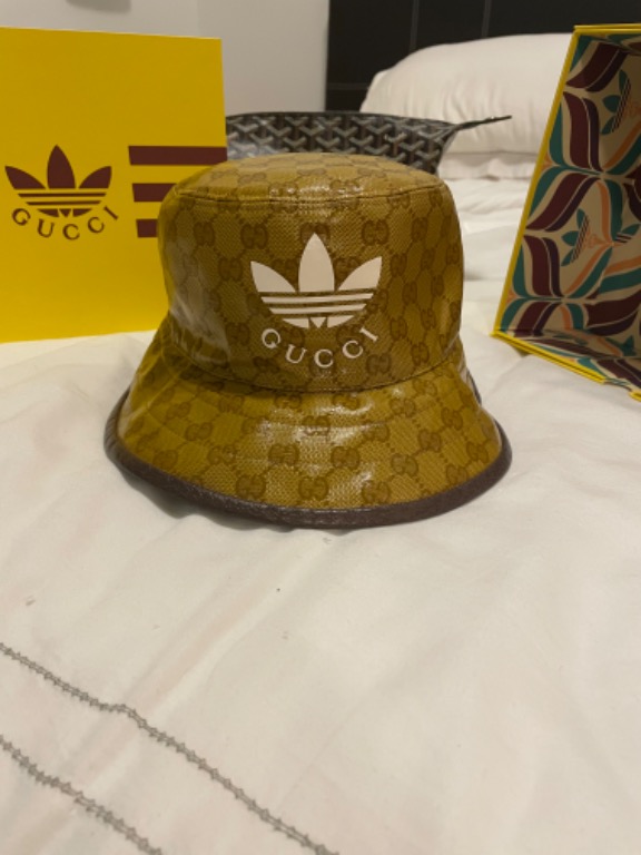 Gucci X Adidas Bucket Hat Small 2022, Luxury, Apparel on Carousell