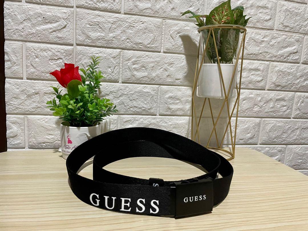 guess webbed belt
