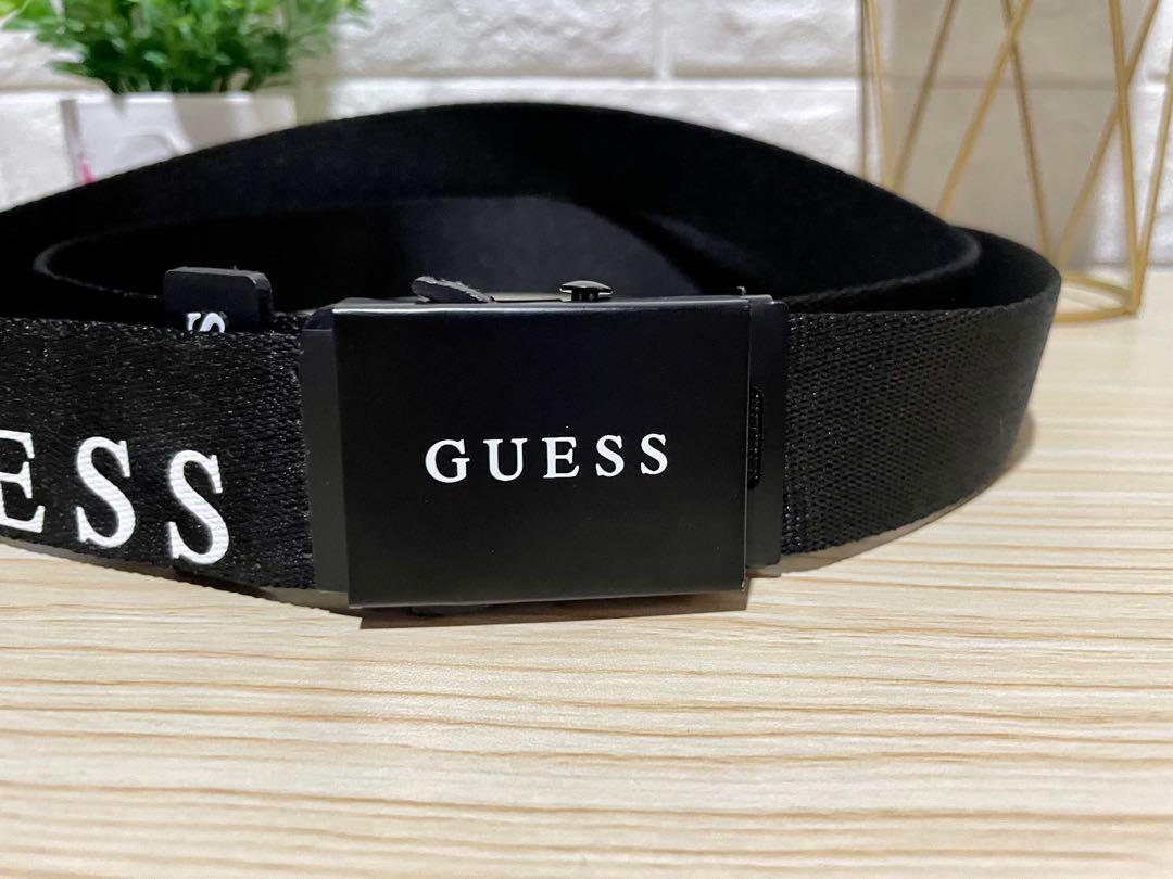 Guess webbed belt deals