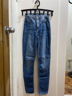 [H&M Original] Blue Denim High Waist Jeans
