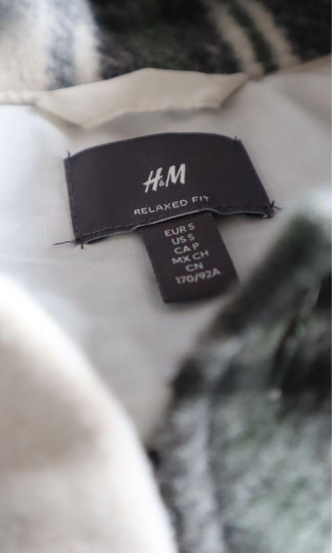 H&M twill shirt jacket