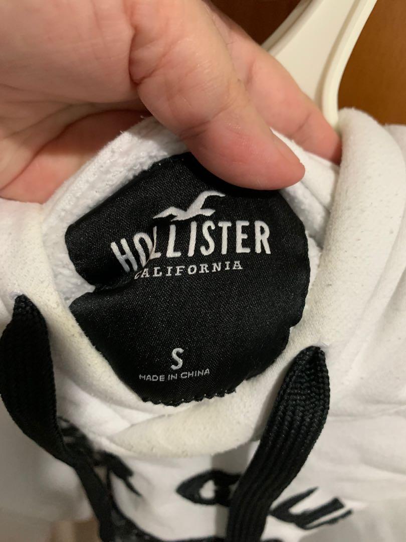 Hollister checkerboard graphic shop hoodie