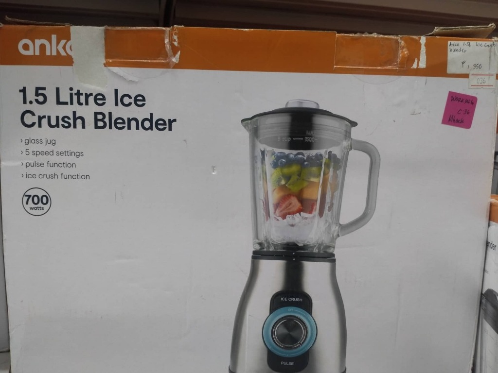 Ice Crush Blender 1.5L, TV & Home Appliances, Kitchen Appliances