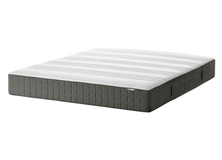 宜家IKEA HOVAG雙人獨立袋裝彈簧床褥, 超特級承托/深灰色HÖVÅG Pocket sprung mattress, medium firm/dark grey, Standard