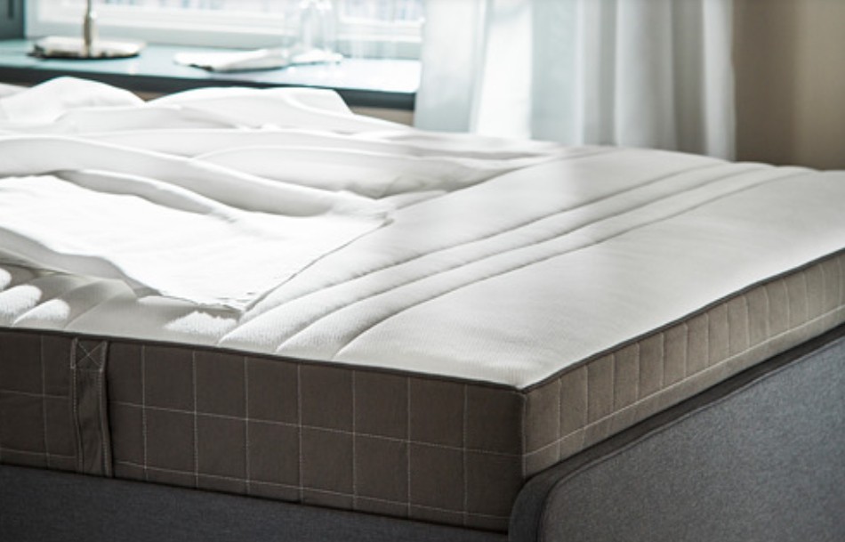 宜家IKEA HOVAG雙人獨立袋裝彈簧床褥, 超特級承托/深灰色HÖVÅG Pocket sprung mattress, medium firm/dark grey, Standard